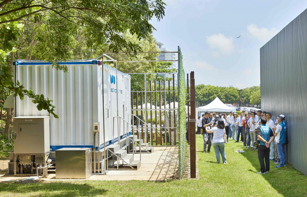 PT电子(中文)官网西大墩窯文化館建置屋頂全綠電及儲能櫃，為兼具創能儲能的永續綠能場域